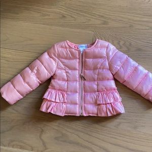 Mayoral Little Girls Ruffle Jacket
